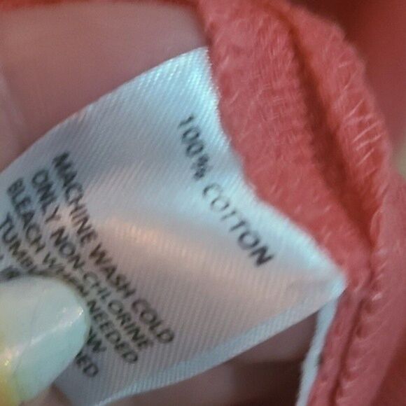 Loft Coral Orange Sleeveless Cotton Shift Dress - Picture 6 of 6